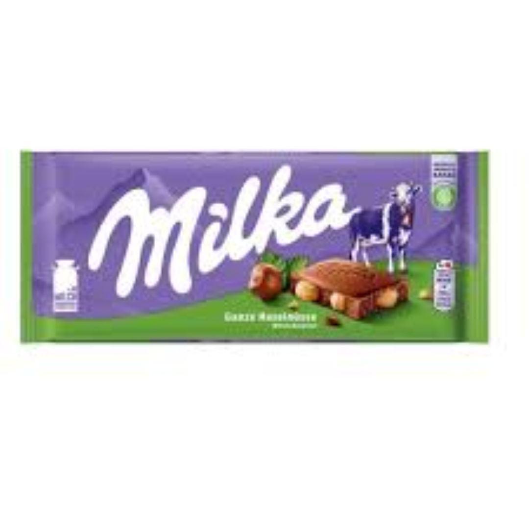 MILKA HAZELNUT 100GM